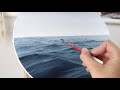 OCEAN OIL PAINTING TUTORIAL- Beginner / Intermediate // how to paint realistic water
