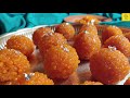 Halwai style perfect juicy Motichoor Laddoo recipe , doesn't dry out due to one ingredient .