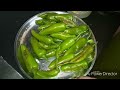 Green chilli pickle/Moti Hari mirch ka Achaar-recipe in hindi (you can store this for one year)