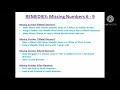 Repetitive Numbers and Missing Numbers Remedies 11111, 2222, 3333, 4444, 5555,6666, 7777, 8888, 9999