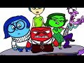 Inside Out 2 Coloring Pages | How to COLOR all Characters Emotion | Satisfying Colouring