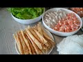 How to Make: Pork and Shrimp Spring Rolls with Peanut Sauce!