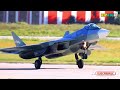 Sukhoi SU-57 Stealth FighterJet Cobra Maneuver and Sound from Su-57