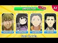 🎭 Anime Impostor Game 🧐 Who's the Odd One? 🕵️‍♂️ Anime Quiz Random