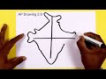 2 मिनट में भारत का नक्शा बनाना सीखे | how to make india map step by step for beginners