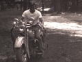 1940's MOTORCYCLE CLUB B/W AMATEUR 8mm FILM