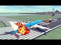 Two planes brutally collide on runway | Satisfying crashes and Runway collisions | Feat. Boeing 747