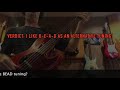 4-String Jazz Bass tuned to B-E-A-D with Fender flats
