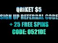 Qriket Sign Up Code! FREE $5 Balance + 25 Free Spins | Sign Up | Android & iPhone | 2018