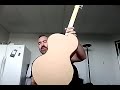 uncle crow cardboard cutaway acoustic guitar