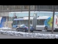 Buses in Montreal, Canada (Winter)