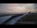 LANDING SINGAPORE CHANGI AIRPORT Onboard Singapore Airlines Airbus A350 - Short Final Approach