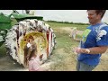 Making a real tractor SUPER dirty and washing it | Tractors for kids