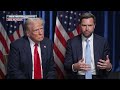 Donald Trump / JD Vance I can't remember the last time I seen VP & President  look like work so well