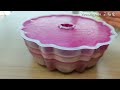 No bake, Beautiful Lychee Jelly Cake 荔枝果冻蛋糕