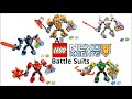 All Lego Nexo Knights Battle Suits 2017 - Lego Speed Build Review
