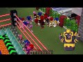 PAW PATROL ME AYUDA A DEFENDER MI CASA DE APOCALIPSIS DE PERSONAJES DE SONIC EN MINECRAFT 😱