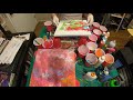 Acrylic Pour Painting: Time Lapse, Multiple Paintings – With Music