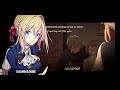 بكاء فايوليت من انمي violet evergarden 😢💙~