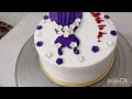 Bridal shower cake//Easy method easy technique//Semi fondant cake//