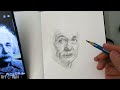 Drawing Einstein Using Etched Stone Paper