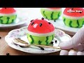 Mini Watermelon Jelly Cake with lots of grated watermelon 🍉🍉