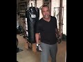 61 year old Sugar Ray Leonard working the bag!