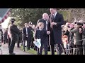 Watch Princess Charlotte refuse to let go of her flowers. Royal Family Attend Christmas Day Service