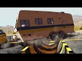 Cars vs Upside Down Speed Bumps #67 | BeamNG.DRIVE