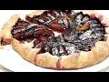 Быстрая выпечка, мало теста-много начинки.Пироги со сливами/Plum pies