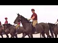 Horses on the beach! The Household Cavalry exercising  their horses on Holkham Beach, Norfolk