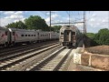 Amtrak & NJ Transit HD 60fps: Northeast Corridor Evening Rush Hour Action @ New Brunswick 6/21/16