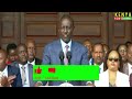 Ruto speech today in State House after Finance Bill Protests