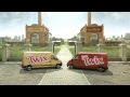 Twix commercial with two different factories