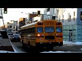 SCHOOL BUSES DRIVING IN MONTREAL QUEBEC