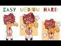 °•°My editing Level°•° - Easy, Medium, Hard. •°• ||GachaClub||