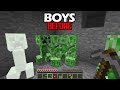 how boys play Minecraft BEFORE and NOW