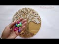 DIY Wall Hanging Craft Ideas # Low Cost Wall Hanging # Unique # Home Decor Ideas # AHB Craft # DIY