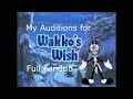 My Auditions for Wakko's Wish Full Fandub Title Card