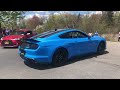 Cars Doing Burnouts and Accelerations Leaving A Car Show! | Spring RIT Car Show 2023