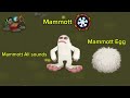 All Mammott Sounds In My singing monsters subscribe for more