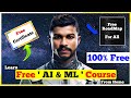 Free தான் பா 😃 Anyone Can Apply | Free AI & ML Course | Download Free Certificate | jobs tamizha