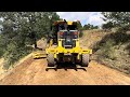 Effective Techniques to Level Roads and Slopes with John Deere 670 GP Grader #johndeere #grader