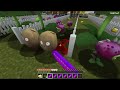 PLANTS vs ZOMBIES Survival Challenge! (Minecraft)