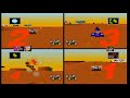 Dragonball Kart 64 (N64 Hack) 4 Player CPU Racing (Session #2)