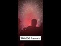 Launching a $40,000 Firework!