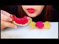 موكابينج لولي أسمر حفلة الوان اخضر و احمر #asmr #food