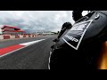 A different camera position onboard the Yamaha R1M