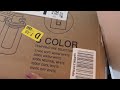 Quntis vanity light unboxing