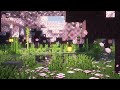 Minecraft Cherry Blossom Forest Ambience 4 Hours w/ C418 Music